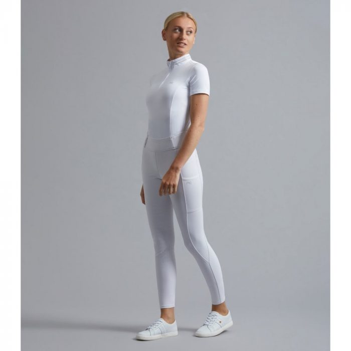 Premier Equine Electra Riding Tights in white