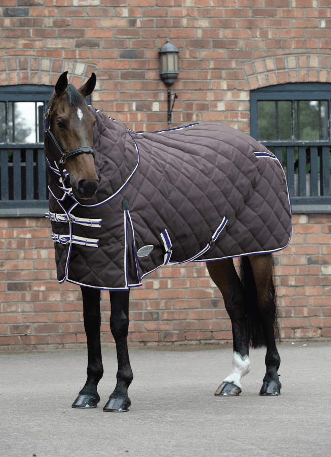 horse in Weatherbeeta
Comfitec 1000D Diamond Quilt Detach-A-Neck Heavy charcoal