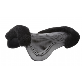 Acavallo Just Gel Lambskin Half Pad - Black