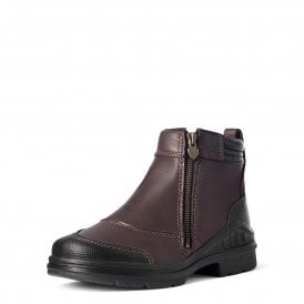 Ariat Barnyard Womens Side Zip - Dark Brown