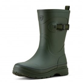 Ariat Kelmarsh Womens Mid Rubber Wellington Boot - Dark Olive