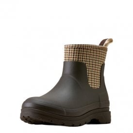 Ariat Kelmarsh Womens Shortie Rubber Wellington Boot - Chocolate