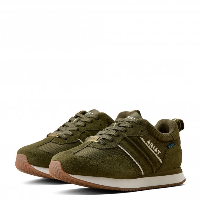 Ariat  Ranch Runner Womens H20 Waterproof Trainer - Olive Night
