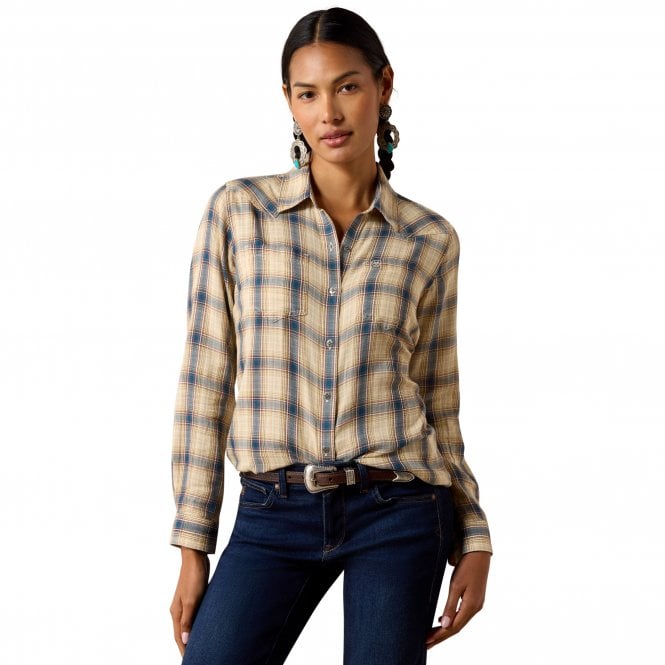 Ariat  REAL Billie Jean Womens Long Sleeved Shirt - Horizon Plaid