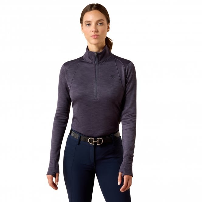 Ariat  Team EQ 1/2 Zip Womens Pullover - Odyssey Grey