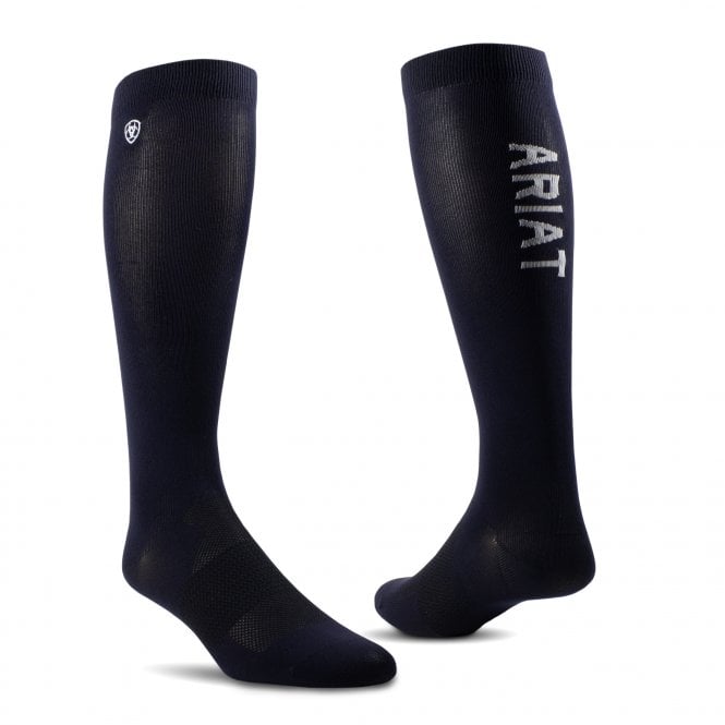 Ariat  Womens tek Essential Performance Socks - Navy Blue