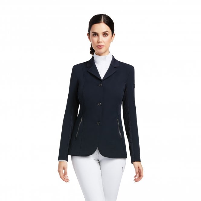 Ariat  Womens Galatea Bellatrix Show Coat - Show Navy Blue