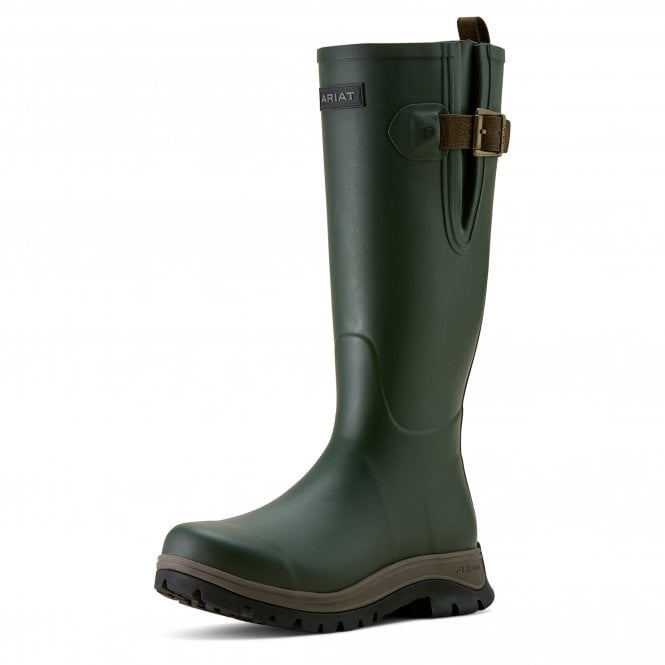Ariat  Woodstock Mens Rubber Wellington Boot - Olive Night