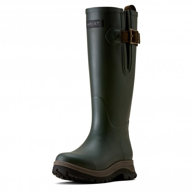 Ariat  Woodstock Womens Rubber Wellington Boot - Olive Night