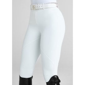 Aztec Diamond Essential Competition Womens Full Seat Leggings - White