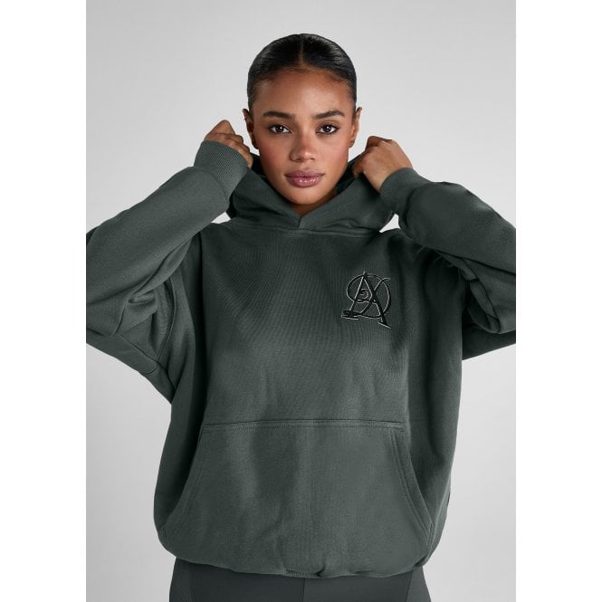 Aztec Diamond  Sporting Goods Pull On Womens Hoodie - Fern