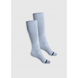 Aztec Diamond Technical Sock (Twin Pack) - Ash Blue