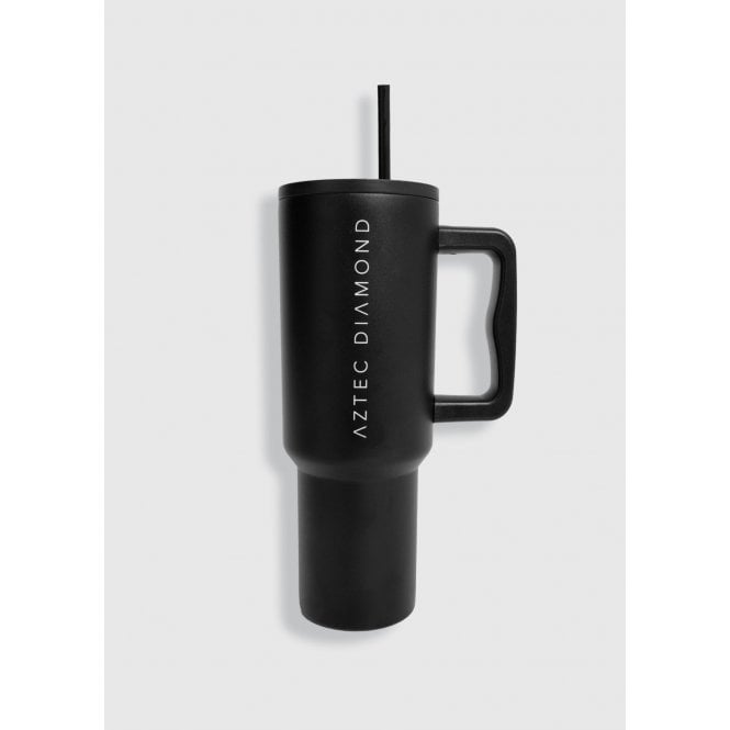 Aztec Diamond  Thermal Tumbler - Black