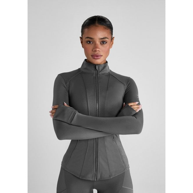 Aztec Diamond  Womens Fitted Jacket - Ash