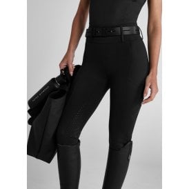 Aztec Diamond Womens Full Seat Compression Breeches - Black