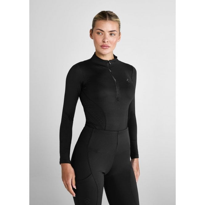 Aztec Diamond  Womens Long Sleeved Base Layer - Black