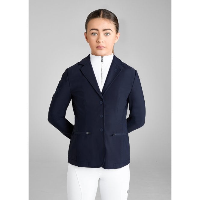 Aztec Diamond  Young Rider Competition Jacket - Navy Blue