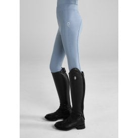 Aztec Diamond Young Rider Full Seat Leggings - Ash Blue