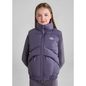 Aztec Diamond Young Rider Mid-Layer Gilet - Amethyst