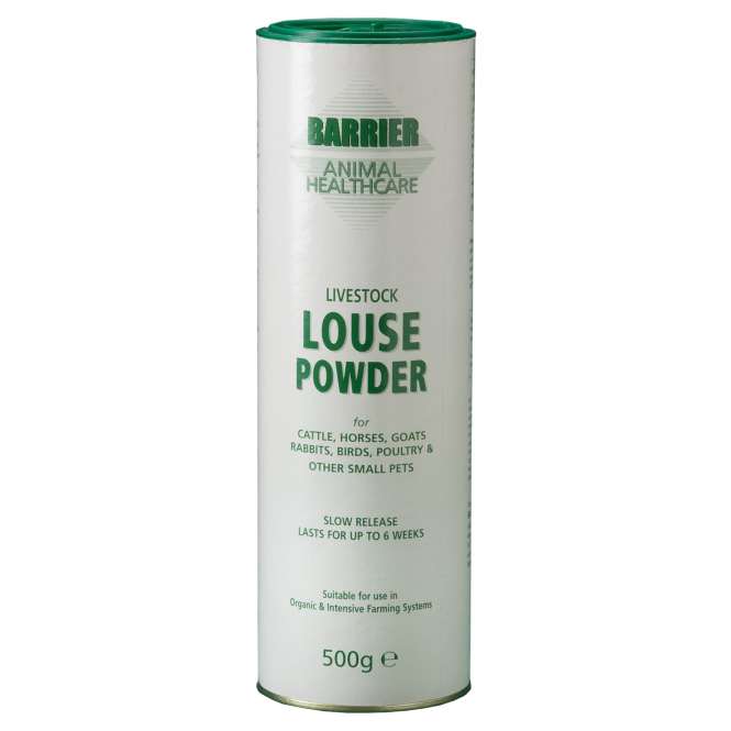 Barrier  Livestock Louse Powder 500gm Shaker
