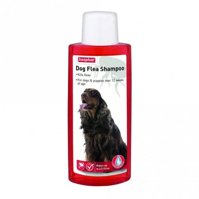 Battles Beaphar Dog Flea Shampoo - Red Pyrethrum 250ml