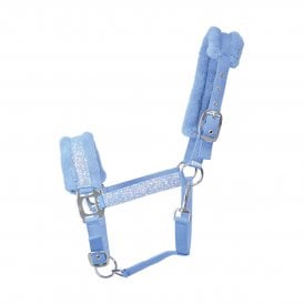 Hy Equestrian Dazzle Head Collar - Powder Blue