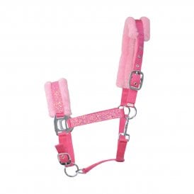 Hy Equestrian Dazzle Head Collar - Powder Pink