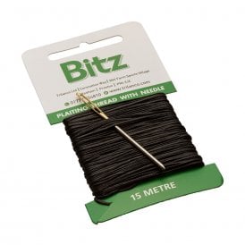Bitz Plaiting Card with Needle Black - 15m