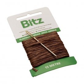 Bitz Plaiting Card with Needle Brown - 15m