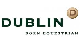 Dublin  Fancy Stitch Leather Dressage Whip 110cm