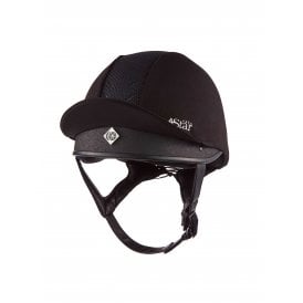 Charles Owen 4 Star Jockey Riding Helmet - Black