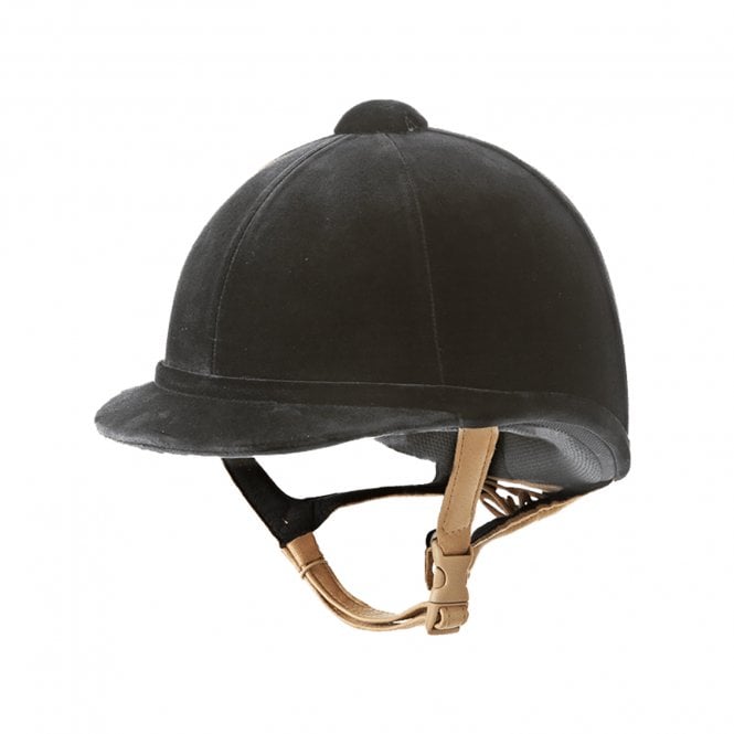 Charles Owen  Hampton Riding Hat - Elephant Grey