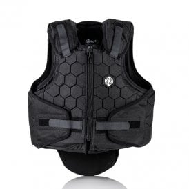 Charles Owen HEXA Childrens Body Protector - Black