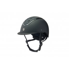 Charles Owen Kylo Riding Hat - Black Matte/Black Gloss