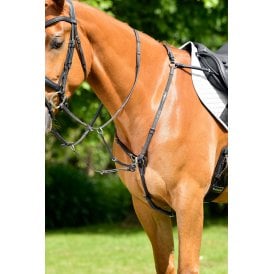 Collegiate Comfitec Opulux 3-point Padded Raised Breastplate With Running Attachment