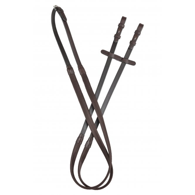 Collegiate  Comfitec Opulux Plain Flat Rubber Reins 54