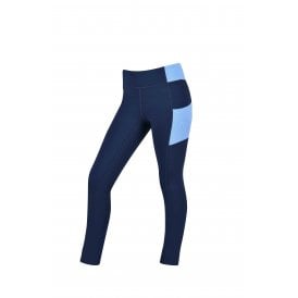 Dublin Everyday Childrens Riding Tights - Naval Academy/Coastal Blue