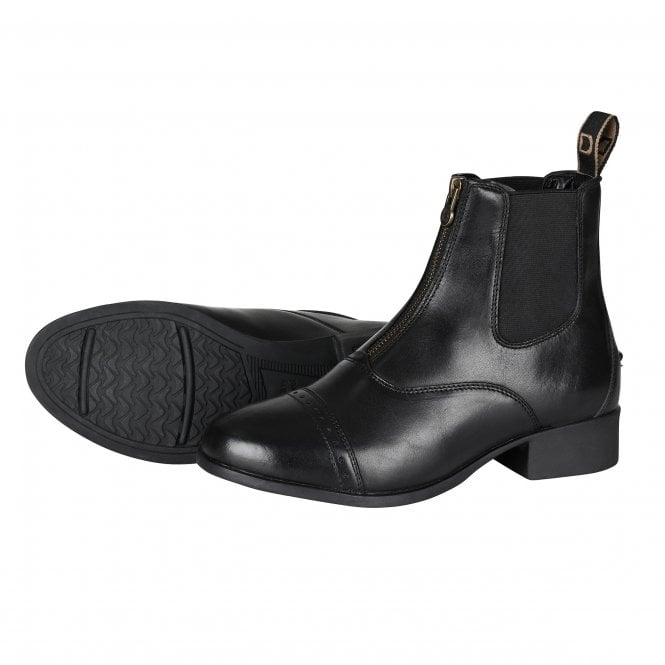 Dublin  Foundation II Adults Zip Paddock Boots - Black
