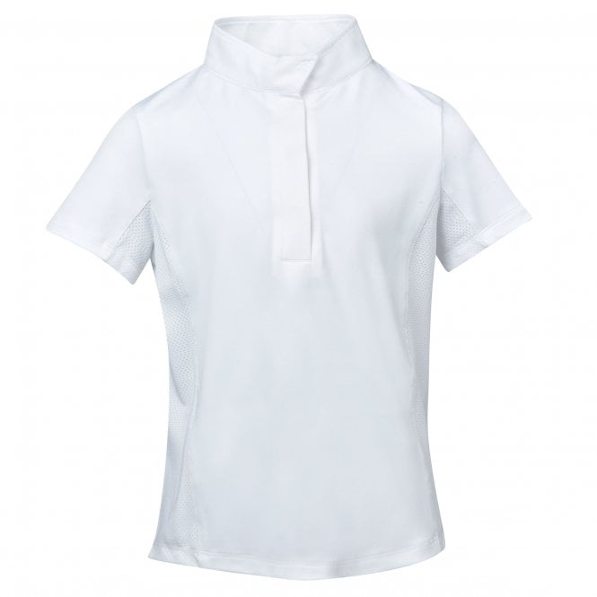 Dublin  Ria Childrens Short Sleeve Competition Shirt - White