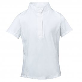 Dublin Ria Childrens Short Sleeve Competition Shirt - White