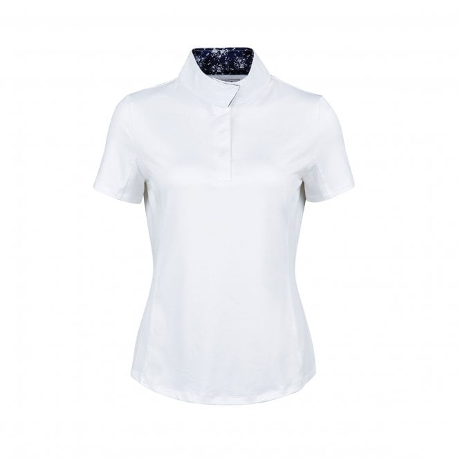 Dublin  Ria Womens Short Sleeve Competition Shirt - White