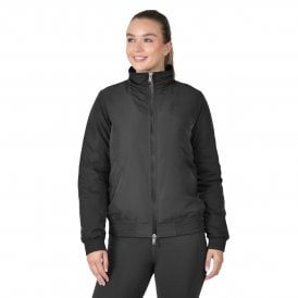 Dublin Zip Through Blouson Womens Team Jacket - Black