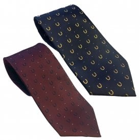 Equetech Adult Horseshoes Show Tie