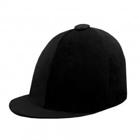 Equetech Childrens Premium Velvet Show Hat Silk - Black