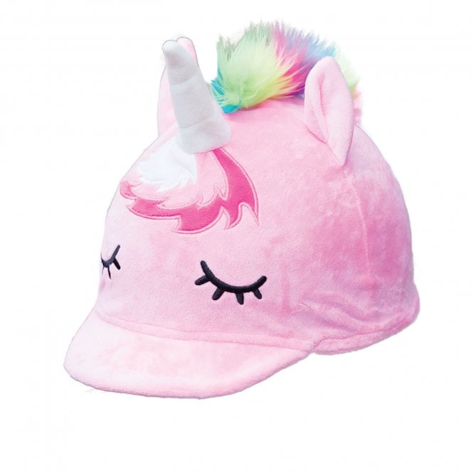 Equetech  Childs Sleepy Unicorn Hat Silk - Pink