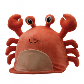 Equetech Crabby Crab Horse Riding Childrens Hat Silk - Red