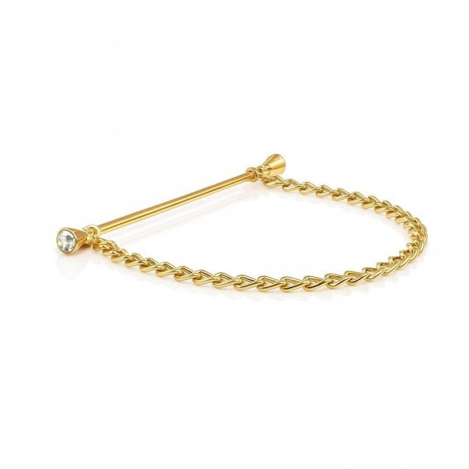 Equetech  Crystal Showing Collar Pin & Chain
