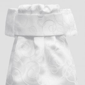Equetech Deluxe Ready-Tied Stock - Barcelona White