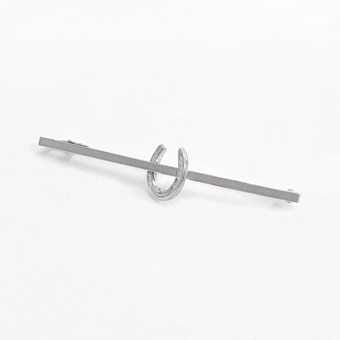Equetech  Horseshoe Stock Pin - Silver