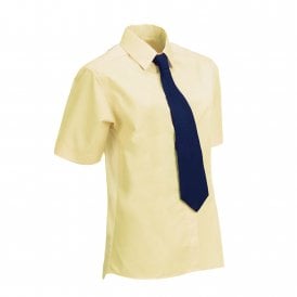 Equetech Junior Stretch Show Shirt (Short Sleeved) - Soft Yellow
